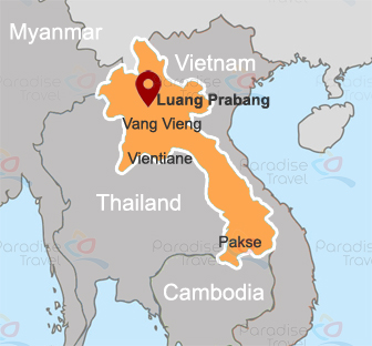 Luang Prabang est facilement accessible