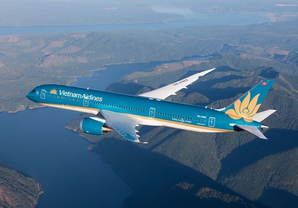 Vietnam Airlines, l’une des 2 compagnies aériennes permettant de prendre l’avion jusqu’au Vietnam depuis la France.  